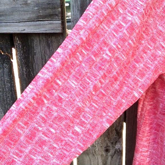 Nwt  Pink Heather Cardigan Sweater(2X) - Picture 3 of 5